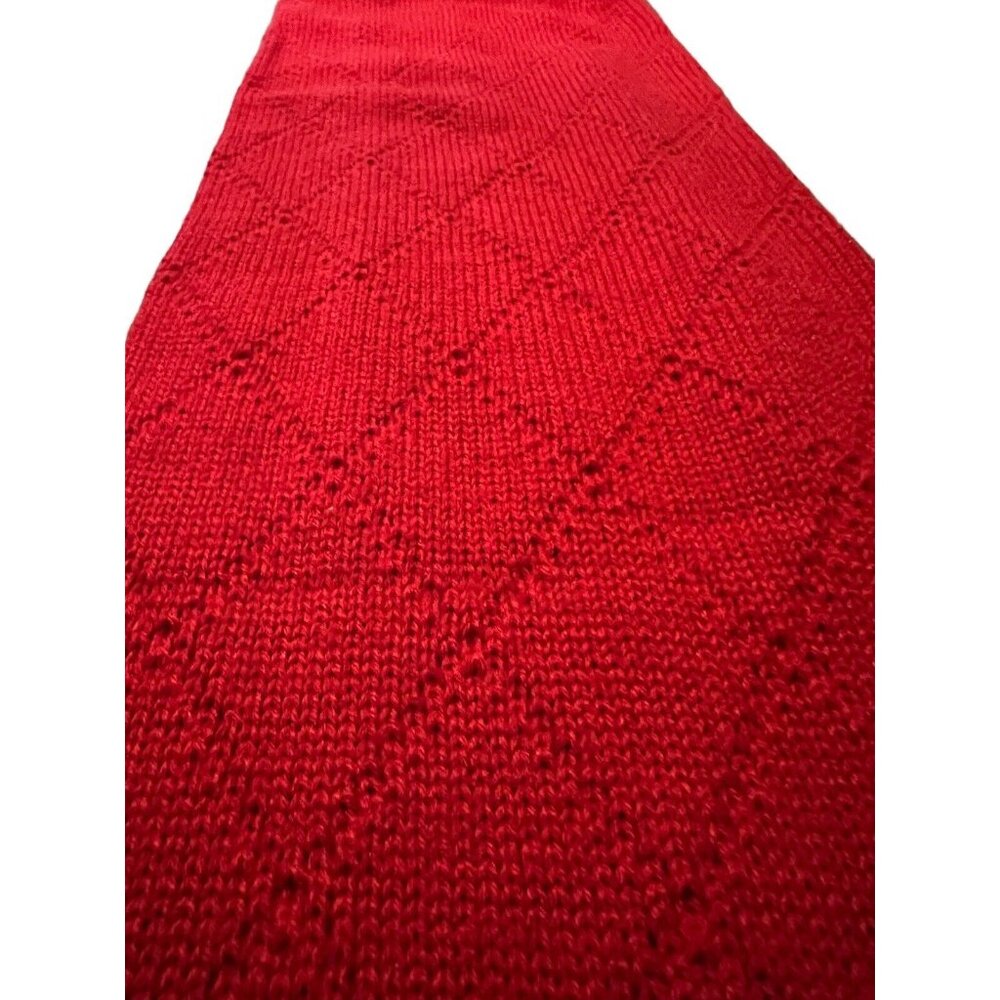 Chicago Bulls Mitchell & Ness Men’s Scarf Windy City 64x8 Athletic Preppy Active - Picture 4 of 9